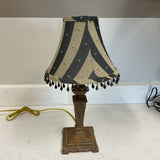 Small Lamp w/Striped Shade