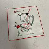Restoration Hardware Manhattan Cocktail Napkin