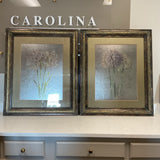 Pair of Large Floral Art