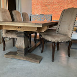 Carolina Home Table with Butterfly Leaf and 6 William Sonoma Chairs