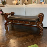 Dark Brown Bench