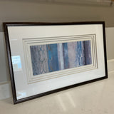 Blue & Gray Abstract Print