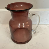 Amethyst Glass Pitcher