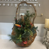 Christmas Hanging Basket