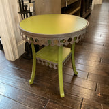 Green Painted Side Table (AS IS)