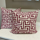 Pair of Custom Pillows (Thibaut Fabric)