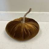 Brown Velvet Pumpkin
