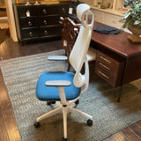 Steelcase Blue & White  Desk Chair