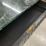 Painted Console with Green Stone Top