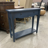 2 Drawer Navy Console