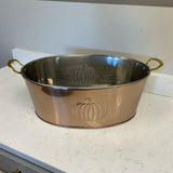 Metal Pumpkin Bucket