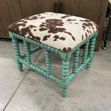 Uttermost Cowhide Ottoman