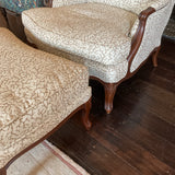 Bergere Chair with Ottoman  Firm