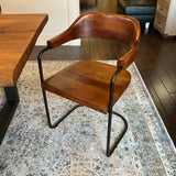 Live Edge Table with Bench and 4 Chairs