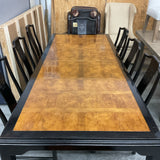 Century Table, 8 Chairs, 2 Leaves