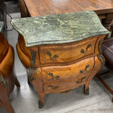 French Bombay Chest w/Green Stone Top