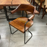 Live Edge Table with Bench and 4 Chairs