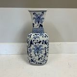 Three Hands Blue & White Vase