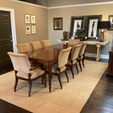 Table with 8 Chairs and 2 Leaves