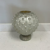 White Mercury Glass Vase