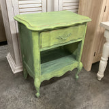 Green Painted Nighstand