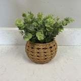 Faux Greenery in Basket