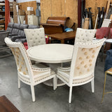 Bernhardt Silhouette Table 1 Leaf and 4 Chairs