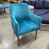 Pier 1 Teal Accent Chair