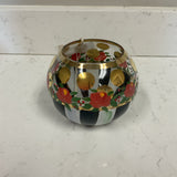 Mackenzie-Childs Rose Globe Votive Holder