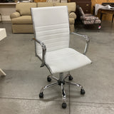 White/Chrome Desk Chair