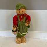 Gingerbread Boy with green Overalls (R)