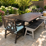 Hampton Outdoor by Arhaus Table, 2 Benches and 2 Chairs (R)
