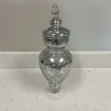 Mercury Glass Jar w/Lid