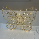 Pottery Barn Lighted Butterfly Wall Art