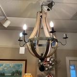 Wood and Metal Light Fixture