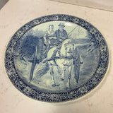 Delft Royal Sphinx Horse & Carriage Plate