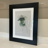 Blue and Green Abstract Print
