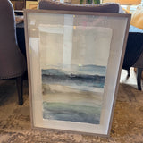 Framed Blue/Green Abstract