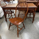 Ethan Allen Table with 1 Leaf and 4 Chairs
