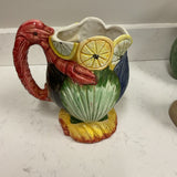 Majolica  Italian Citrus Pitcher