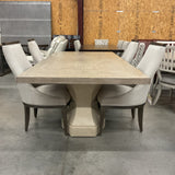 Bernhardt Fancy Face Table with 2 Leaves & 4 Chairs