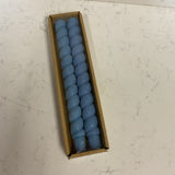Set of Twisted Taper Blue Candles  (166ACD2026)
