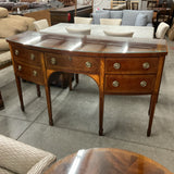 Historic Charleston Baker Sideboard with Custom Glass Top