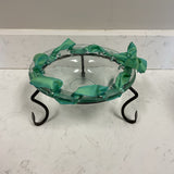 Footed Glass Bowl
