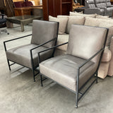 Pair of Bernhardt Leather Chairs