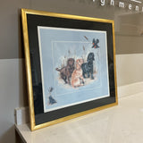 Framed Puppy Art