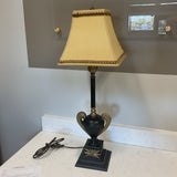 Black and Gold Urn Lamp