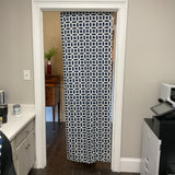Pair of Blue & White Pottery Barn Curtain Panels