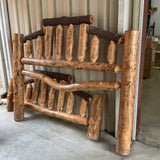 Log King Bed