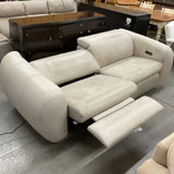 Bernhardt Montreaux Cream Leather Sofa